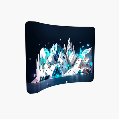 Double-Sided Tension Fabric Backdrop – Trade Show Display Stand – Style 09 – View 5