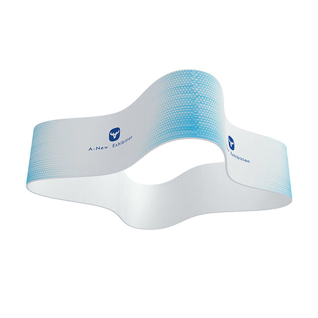 Custom Polyester Sky Circle Ceiling Hanging Banner – Trade Show & Event Display – View 5