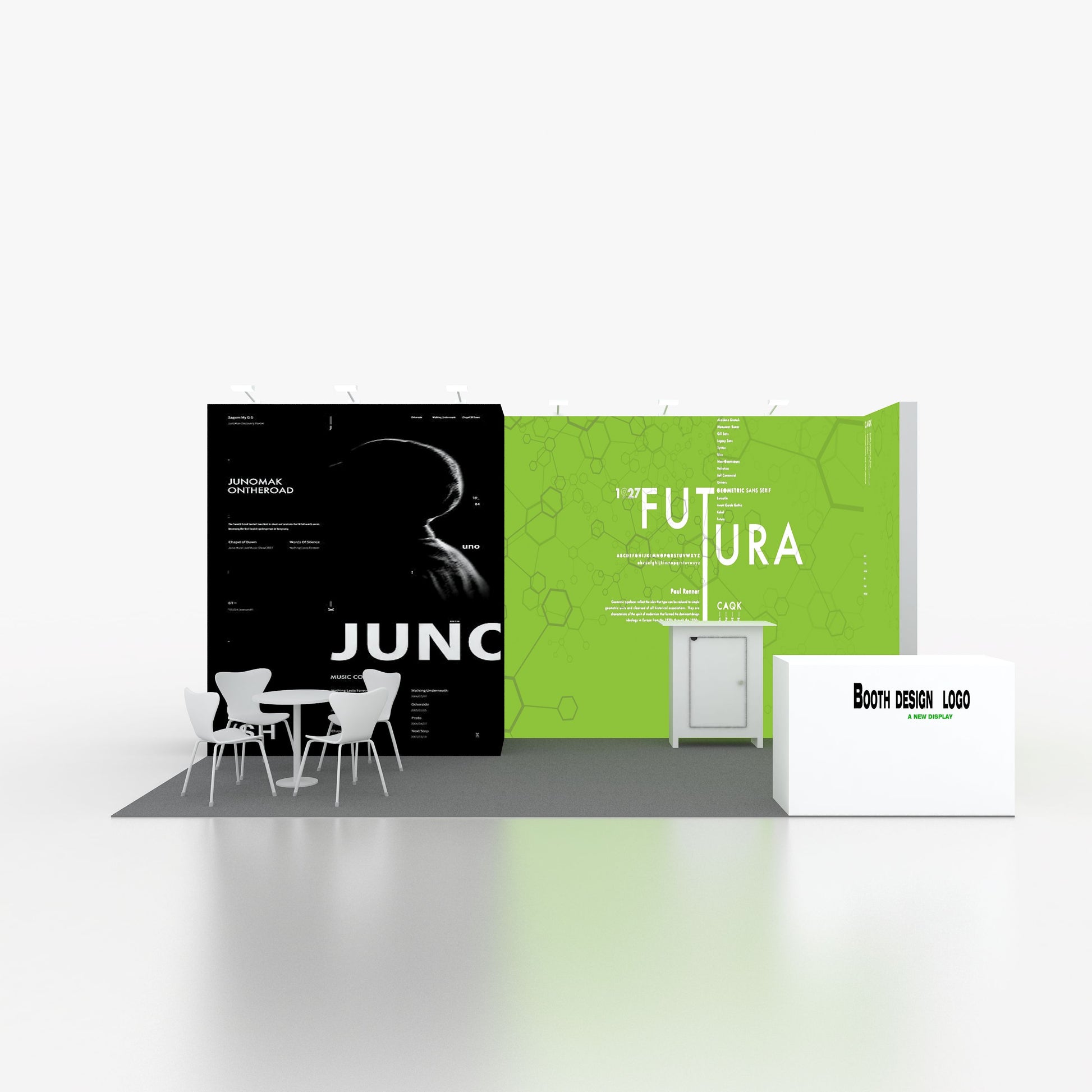 10x20ft (3x6m) Exhibition Booth – Style 024 | ASM Exhibits – View 4