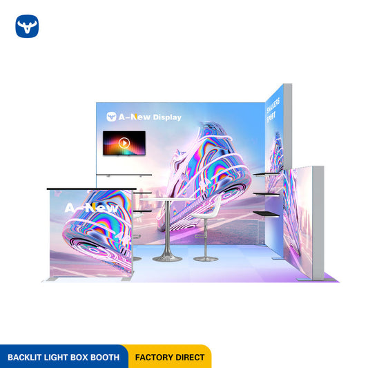 10x10ft (3x3m) Exhibition Booth – Style 011 | ASM Exhibits – View 2