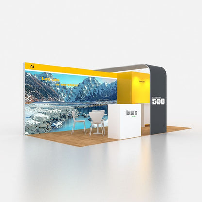 10x10ft (3x3m) Exhibition Booth – Style 073 | ASM Exhibits – View 4