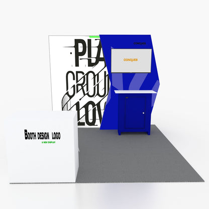 10x10ft (3x3m) Exhibition Booth – Style 080 | ASM Exhibits – View 2