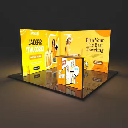 10x10ft (3x3m) Exhibition Booth – Style 048 | ASM Exhibits – Trade Show Exhibition Booth