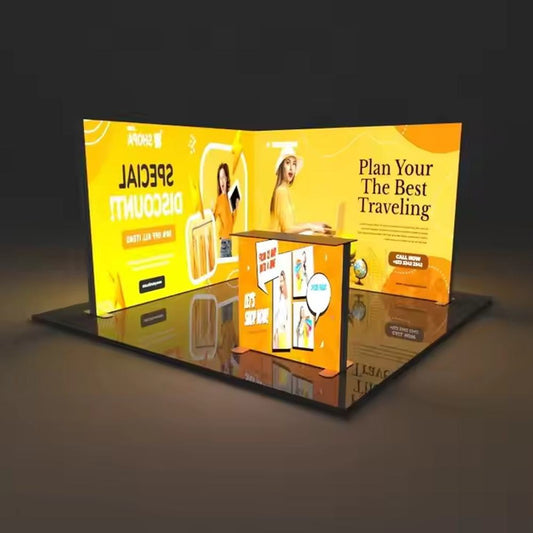 10x10ft (3x3m) Exhibition Booth – Style 048 | ASM Exhibits – Trade Show Exhibition Booth