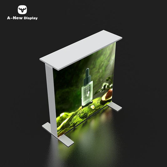 120mm SEG Aluminum Exhibition Desk – Style 07 | ASM Exhibits – Trade Show Reception Desk