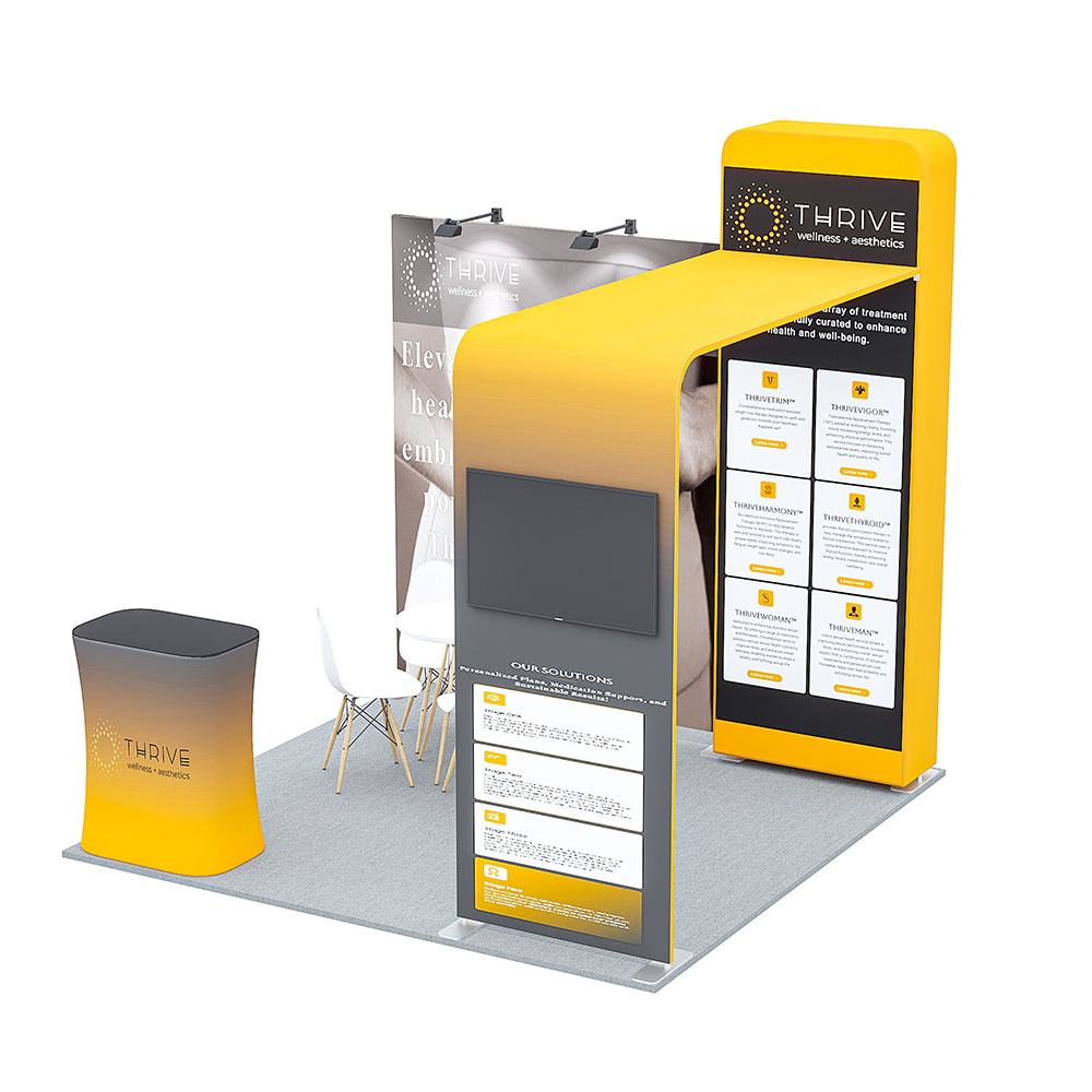 10x10ft (3x3m) Exhibition Booth – Style 039 | ASM Exhibits – View 3