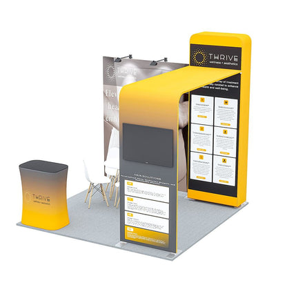 10x10ft (3x3m) Exhibition Booth – Style 039 | ASM Exhibits – View 3