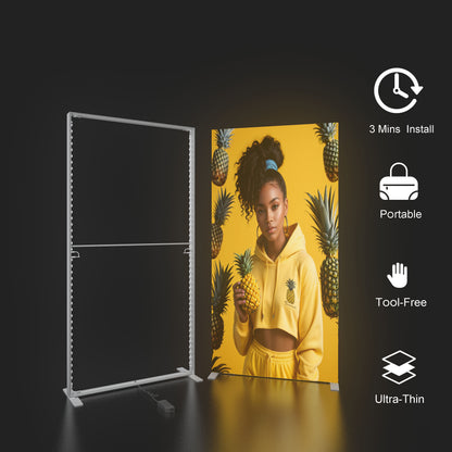 Large SEG LED Light Box 3x2.5m – Trade Show Backdrop – Style 103 – View 3