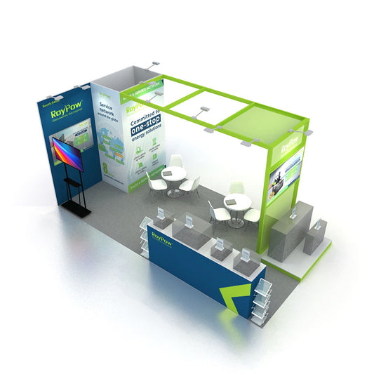 10x20ft (3x6m) Exhibition Booth – Style 005 | ASM Exhibits – Trade Show Exhibition Booth