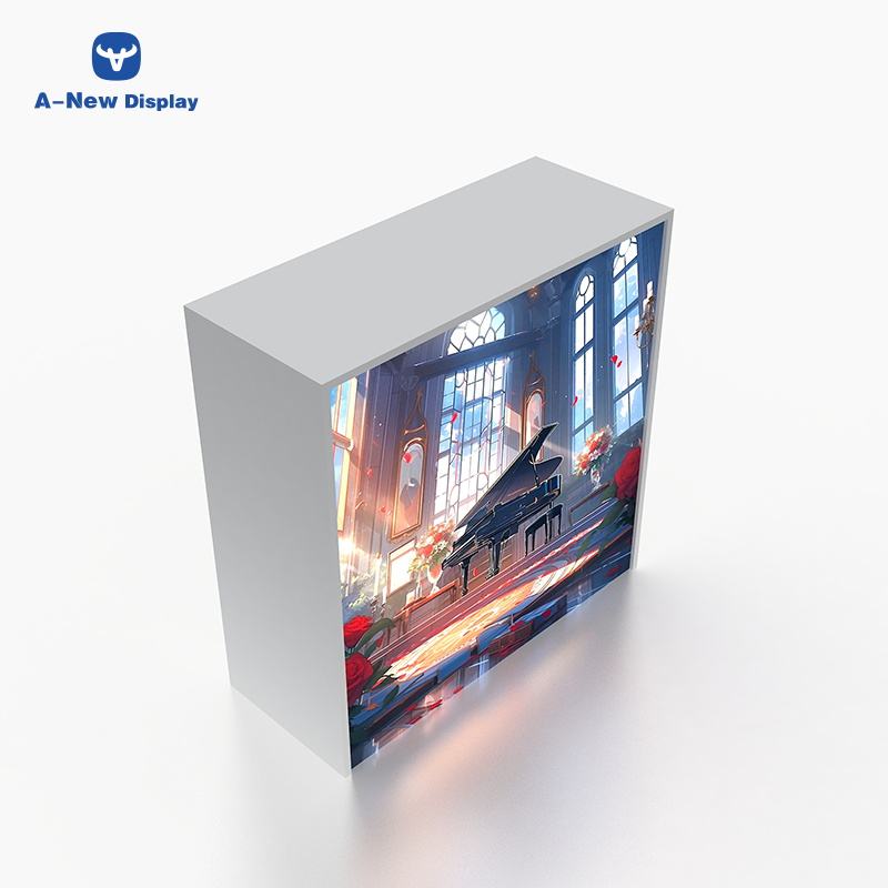 Wood & Aluminum LED Reception Desk – Style 60 | ASM Exhibits – Trade Show Reception Desk