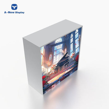 Wood & Aluminum LED Reception Desk – Style 60 | ASM Exhibits – Trade Show Reception Desk