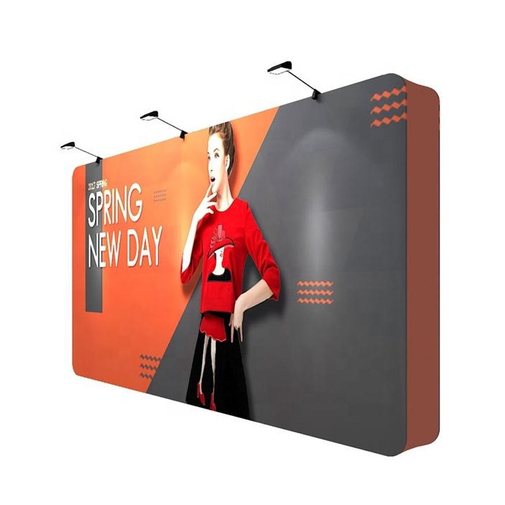 Pillowcase Tension Fabric Backdrop – Portable Trade Show Display – Style 05 – Tension Fabric Display