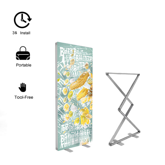 Foldable SEG LED Light Box – Portable Trade Show Display – Style 010 – View 2