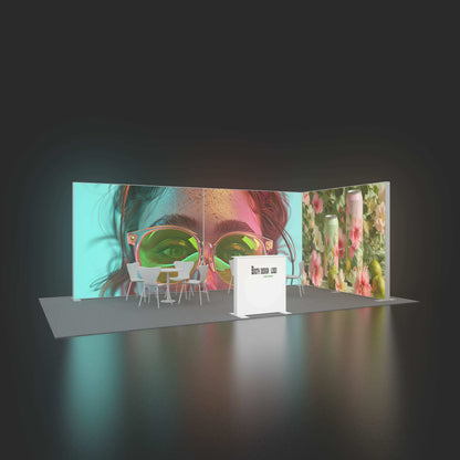 Large SEG LED Light Box 3x2.5m – Trade Show Backdrop – Style 205 – View 2