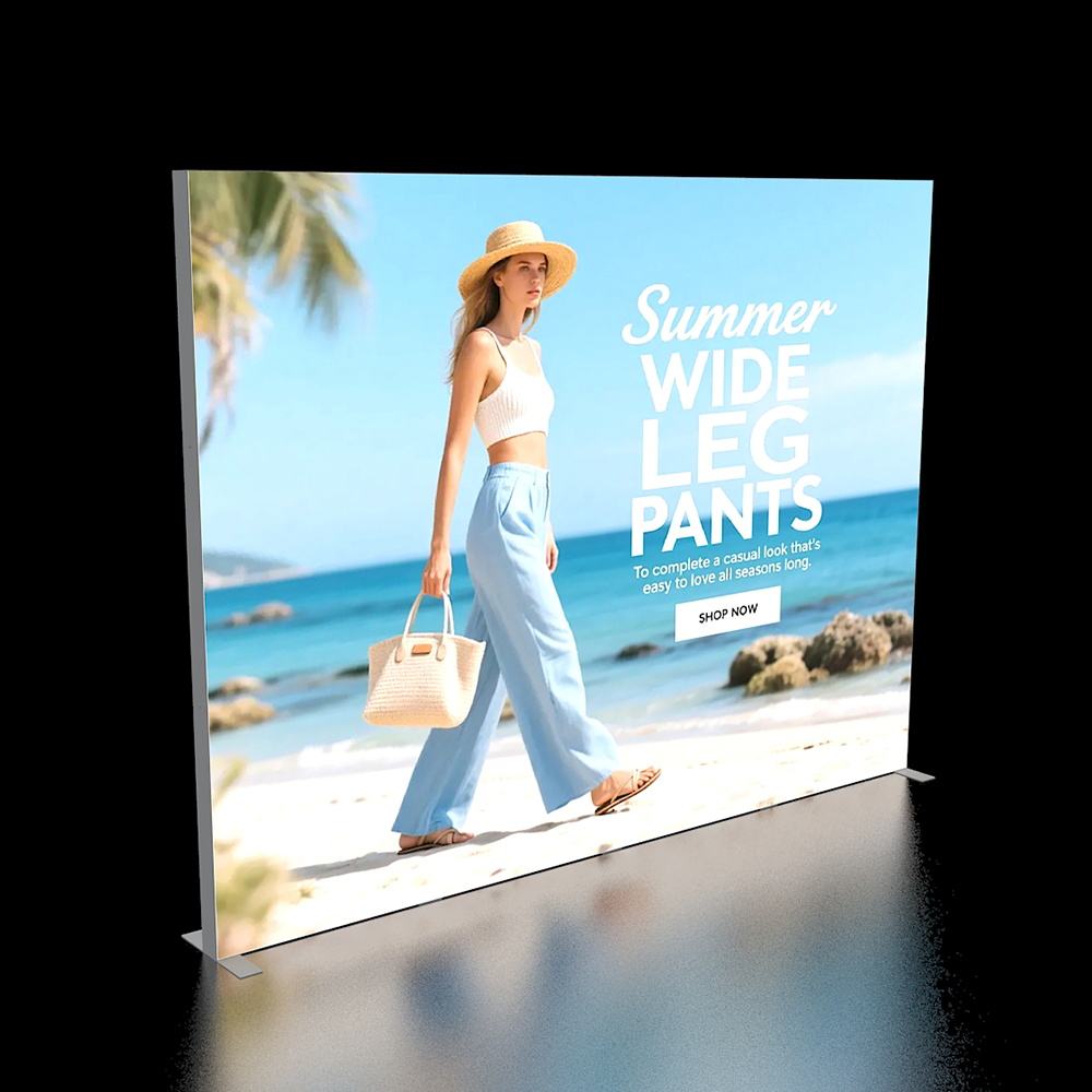 SEG 120mm LED Light Box – Trade Show Backdrop Display – Style 041 – View 2