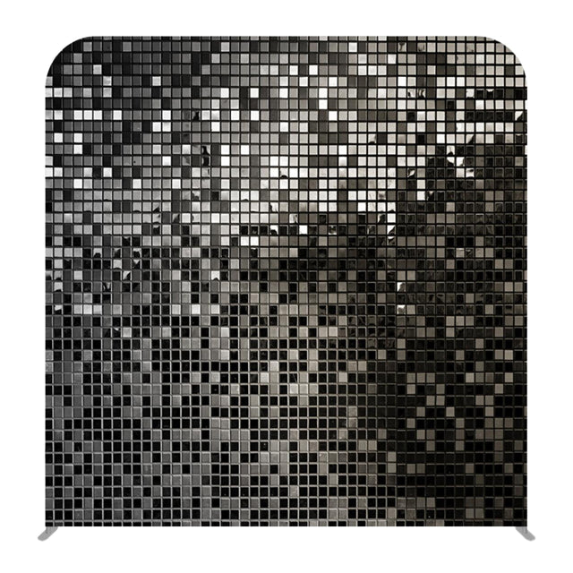 Sequin Tension Fabric Backdrop – Portable Trade Show Display Wall – Style 02 – View 2