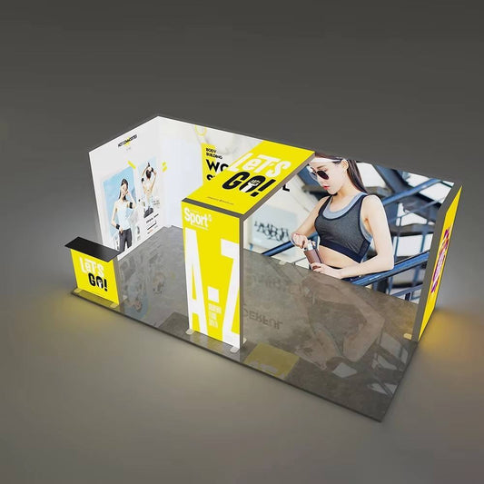 10x20ft (3x6m) Exhibition Booth – Style 002 | ASM Exhibits – View 2