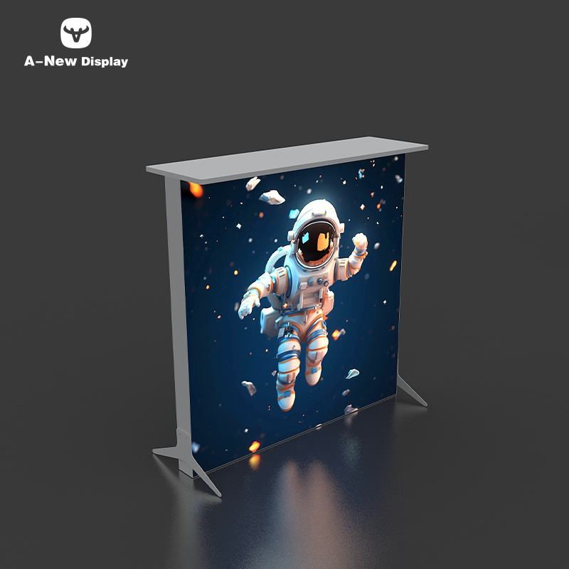 80mm Aluminum LED Reception Desk – Style 44 | ASM Exhibits – Trade Show Reception Desk