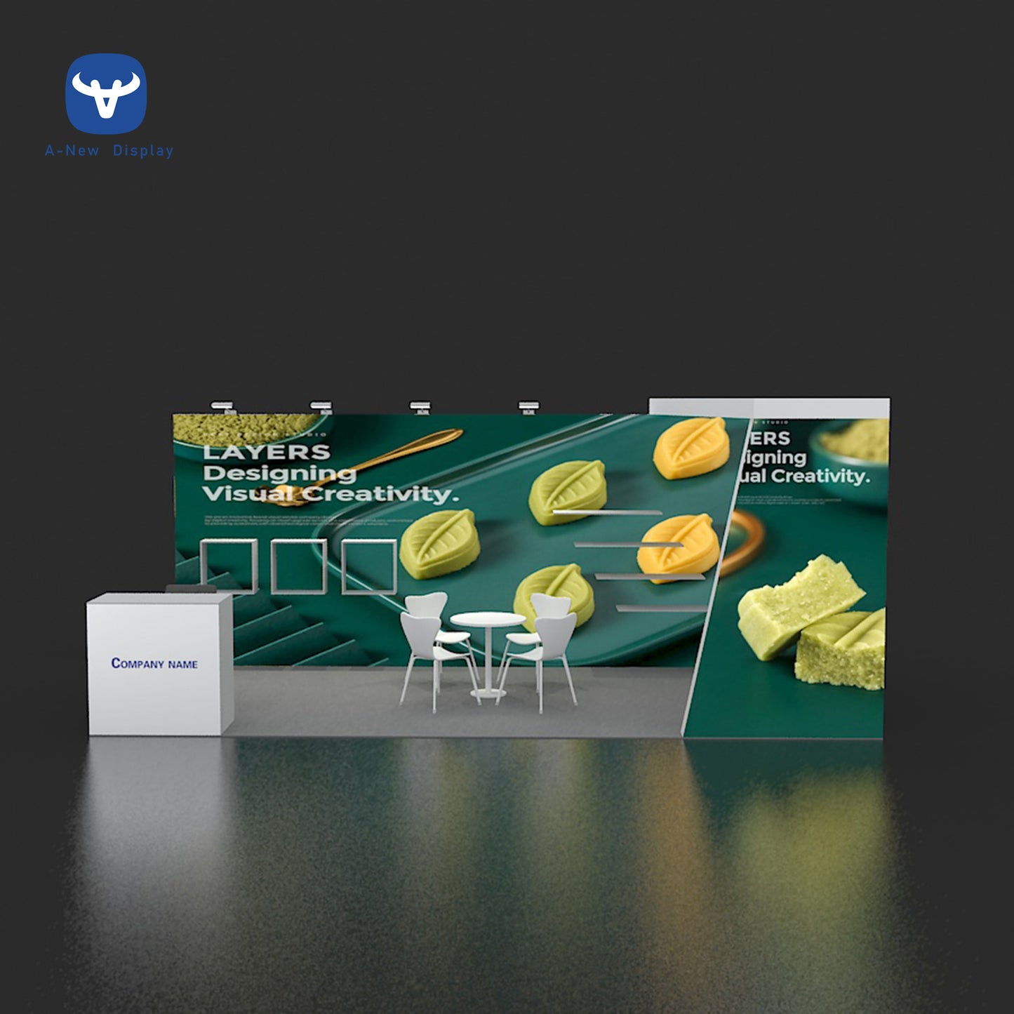10x10ft (3x3m) Exhibition Booth – Style 074 | ASM Exhibits – View 5