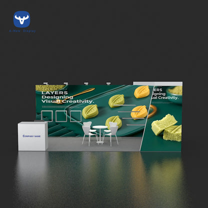 10x10ft (3x3m) Exhibition Booth – Style 074 | ASM Exhibits – View 5