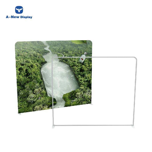 EZ Tube Tension Fabric Banner Stand – Portable Trade Show Display – Style 77 – Tension Fabric Display