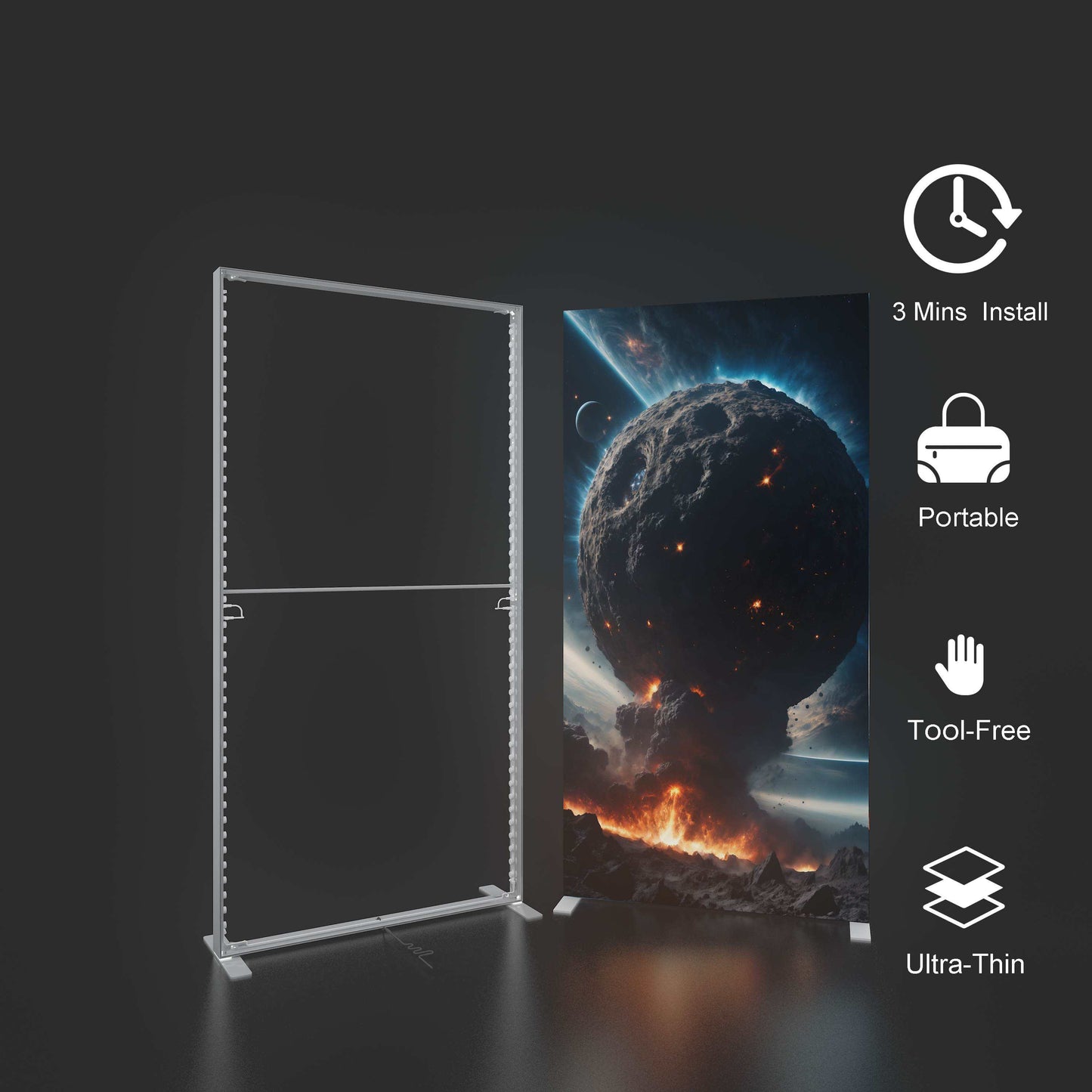 Hanging SEG LED Light Box – Trade Show Display – Style 079 – SEG LED Light Box