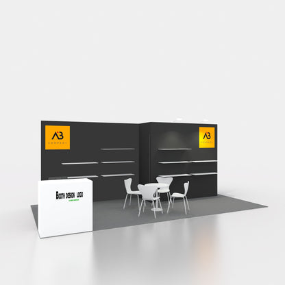 10x10ft (3x3m) Exhibition Booth – Style 070 | ASM Exhibits – View 2