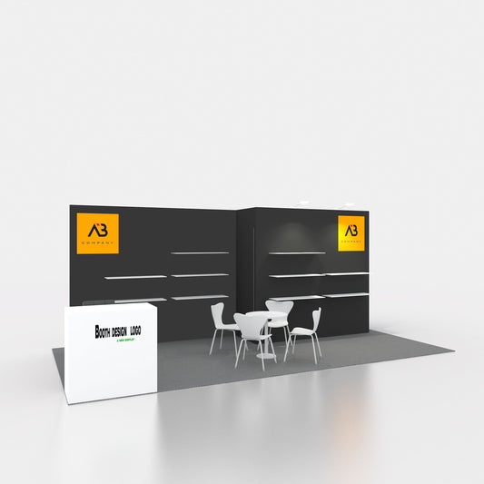 10x10ft (3x3m) Exhibition Booth – Style 070 | ASM Exhibits – View 2