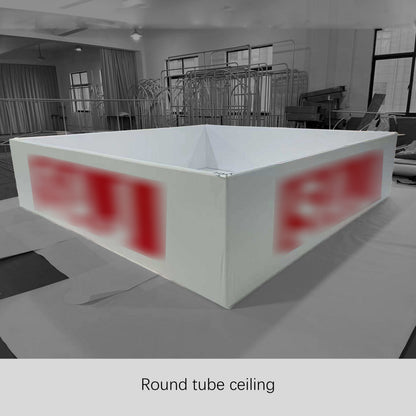 Aluminum Tube Sky Circle Tension Fabric Ceiling Banner – Trade Show Display – View 5