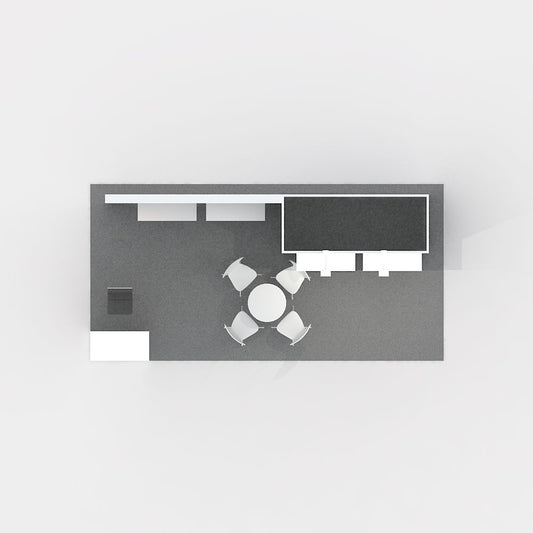 10x10ft (3x3m) Exhibition Booth – Style 078 | ASM Exhibits – View 2