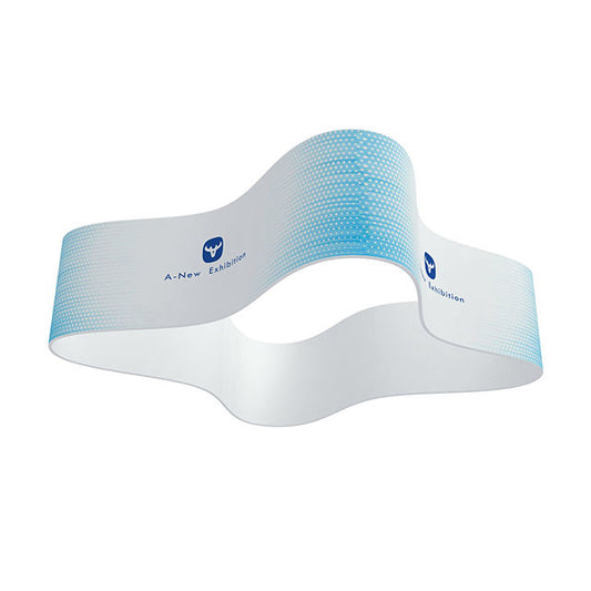 Aluminum Tube Sky Circle Tension Fabric Ceiling Banner – Trade Show Display – Trade Show Ceiling Banner