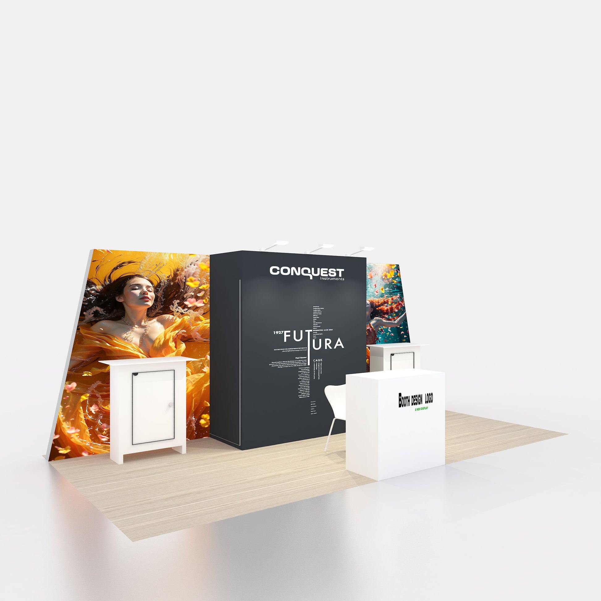 10x10ft (3x3m) Exhibition Booth – Style 067 | ASM Exhibits – View 3