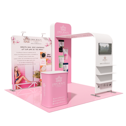 10x20ft (3x6m) Exhibition Booth – Style 018 | ASM Exhibits – Trade Show Exhibition Booth