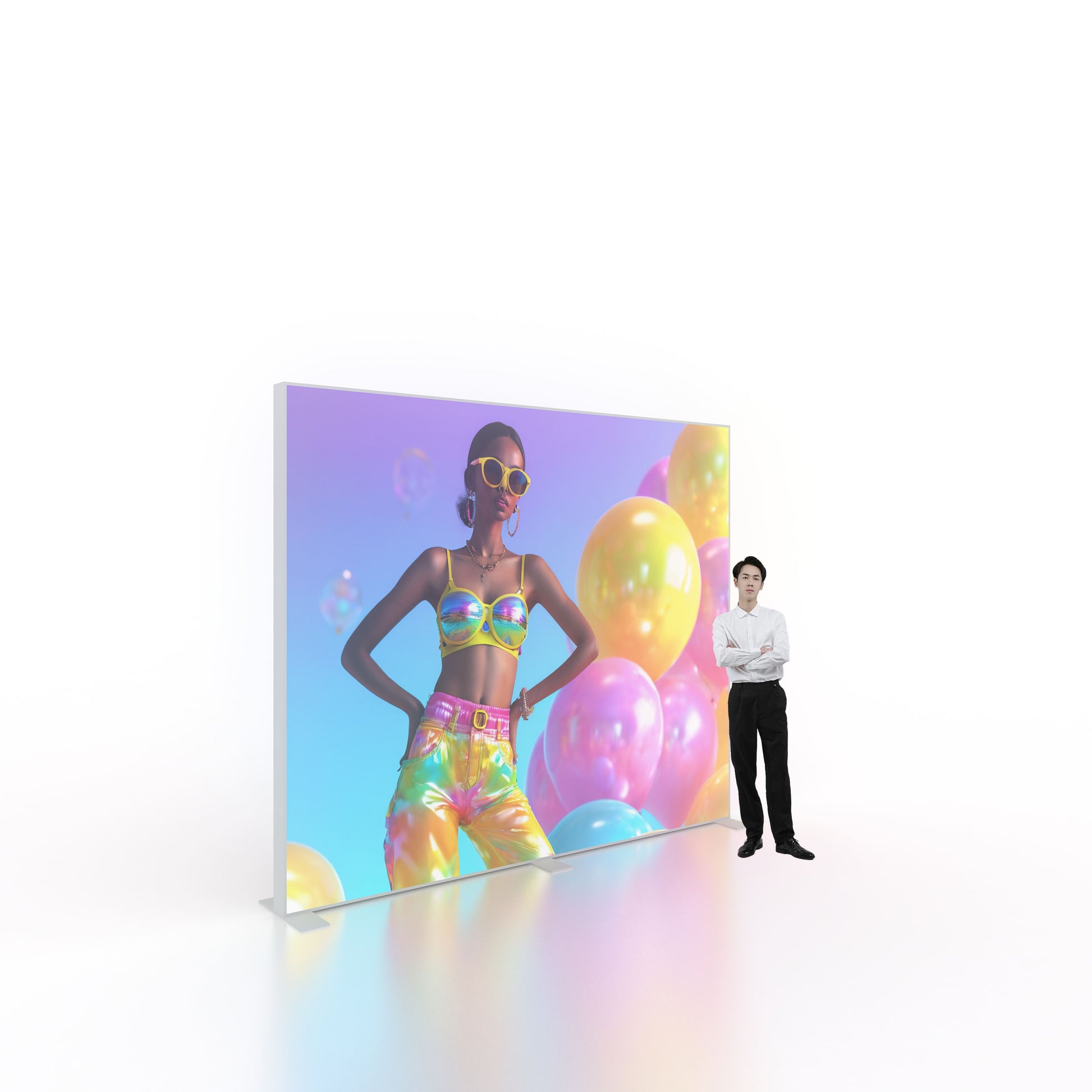 Large SEG LED Light Box 3x2.5m – Trade Show Backdrop – Style 191 – SEG LED Light Box
