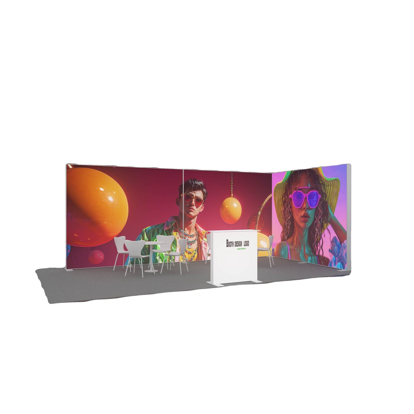 Large SEG LED Light Box 3x2.5m – Trade Show Backdrop – Style 209 – SEG LED Light Box