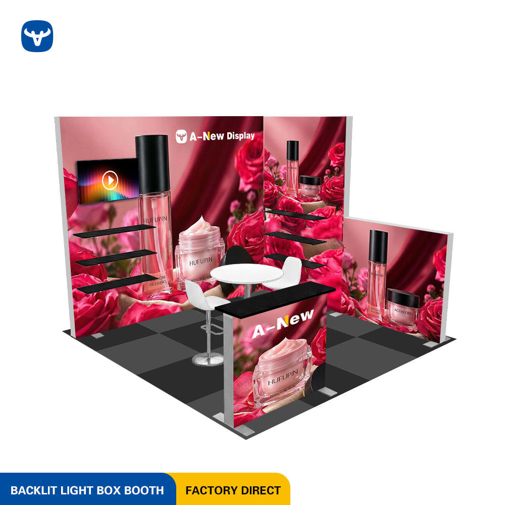 10x10ft (3x3m) Exhibition Booth – Style 010 | ASM Exhibits – View 2
