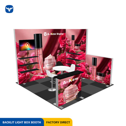 10x10ft (3x3m) Exhibition Booth – Style 010 | ASM Exhibits – View 2