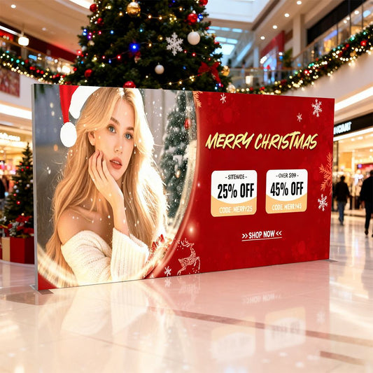 Large SEG LED Light Box 10x20ft – Exhibition Booth Display – Style 255 – SEG LED Light Box
