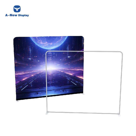 Double-Sided Tension Fabric Backdrop – Trade Show Display Stand – Style 58 – Tension Fabric Display