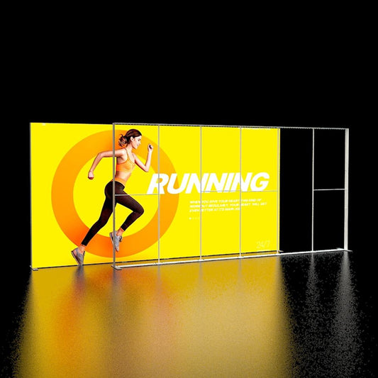 Large SEG LED Light Box 10x20ft – Exhibition Booth Display – Style 198 – View 2