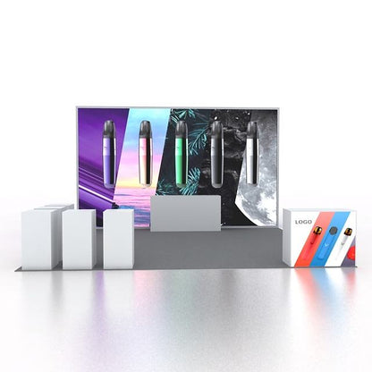 10x10ft (3x3m) Exhibition Booth – Style 051 | ASM Exhibits – View 5