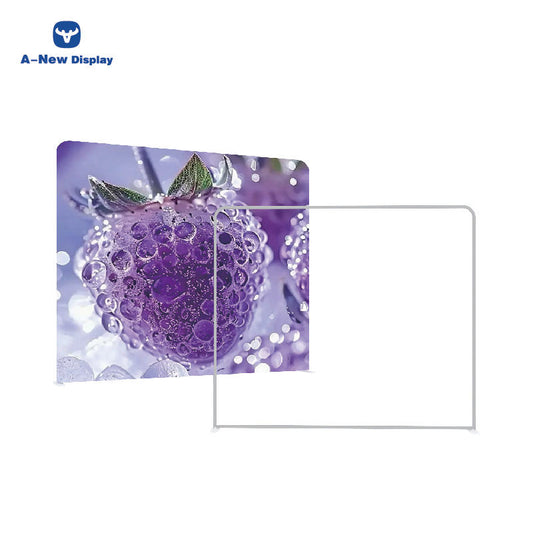 Pillowcase Tension Fabric Backdrop – Portable Trade Show Display – Style 45 – Tension Fabric Display