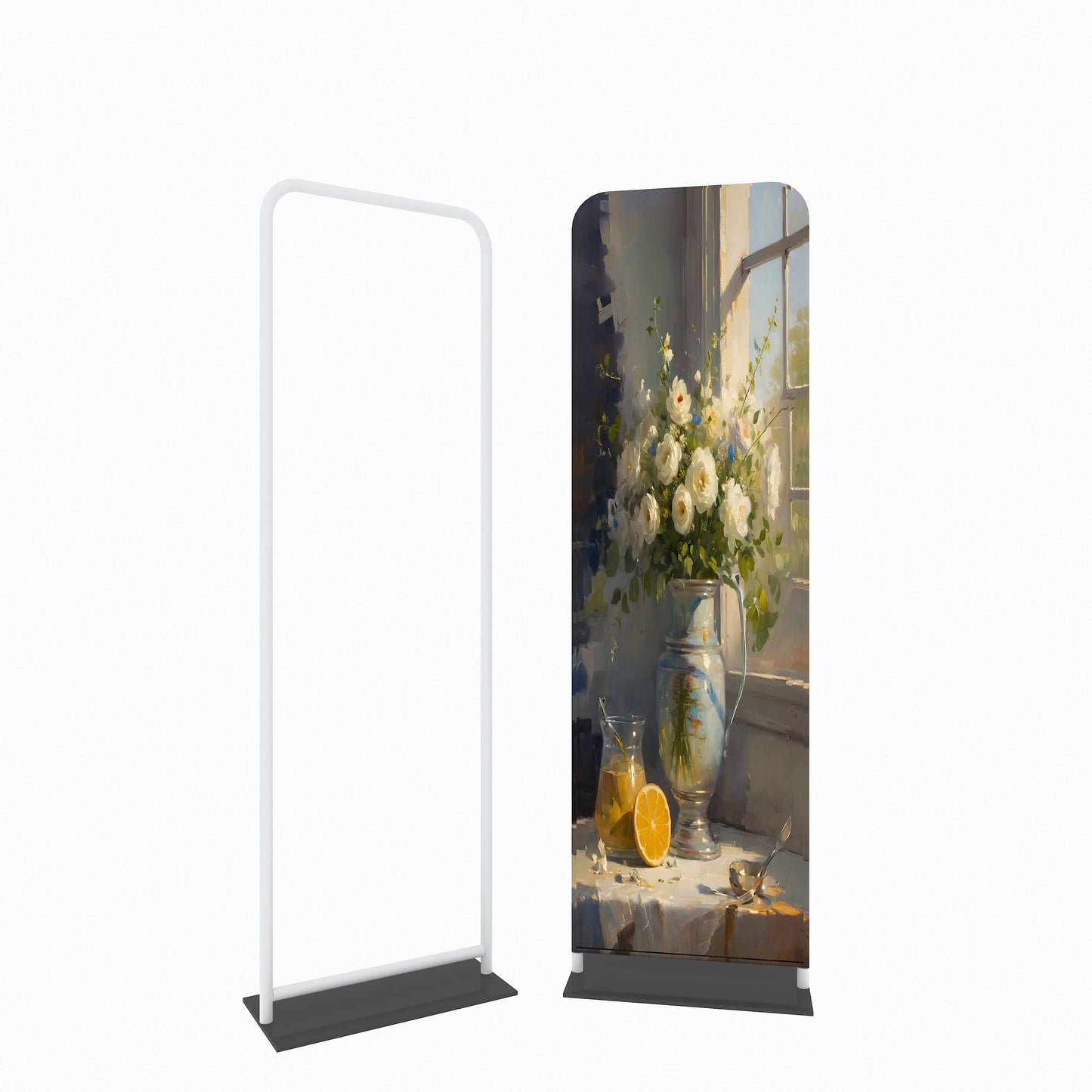 Pillowcase Tension Fabric Backdrop – Portable Trade Show Display – Style 20 – Tension Fabric Display