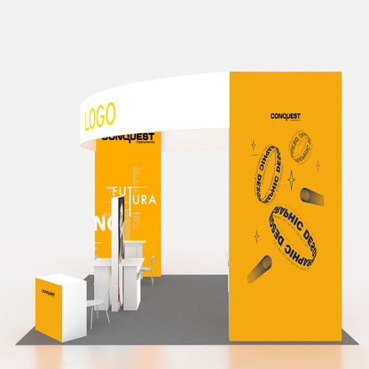 20x20ft (6x6m) Exhibition Booth – Style 010 | ASM Exhibits – View 6