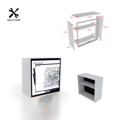 SEG Double-Sided LED Light Box Counter – Style 51 | ASM Exhibits – View 2