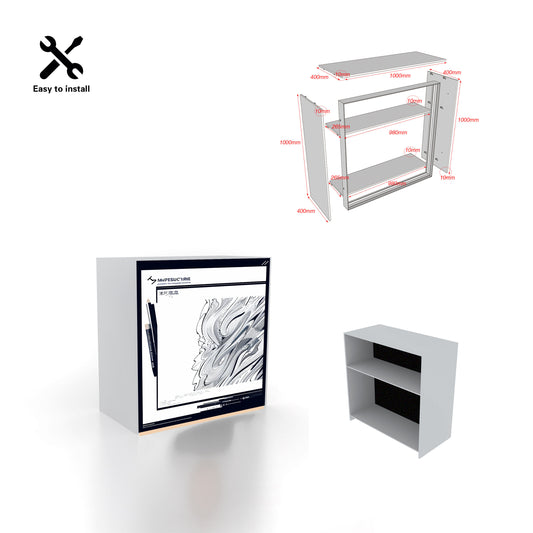 SEG Double-Sided LED Light Box Counter – Style 51 | ASM Exhibits – View 2