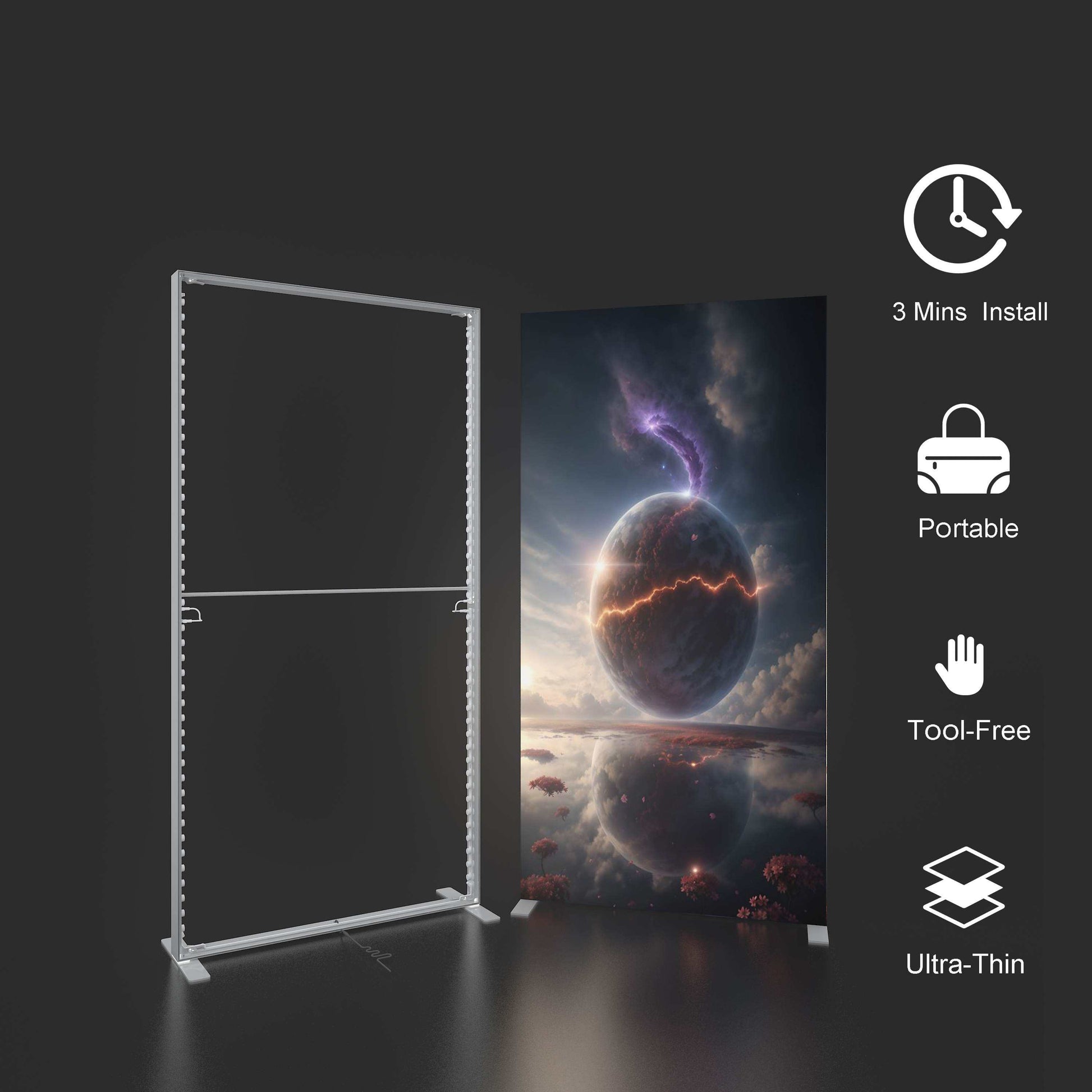 Double-Sided SEG LED Light Box – Exhibition Display – Style 127 – View 3