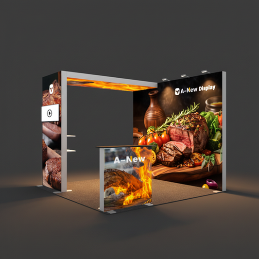 10x10ft (3x3m) Exhibition Booth – Style 018 | ASM Exhibits – Trade Show Exhibition Booth