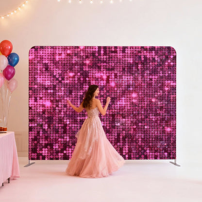 Arch Tension Fabric Backdrop – Trade Show & Event Display Stand – Style 34 – Tension Fabric Display