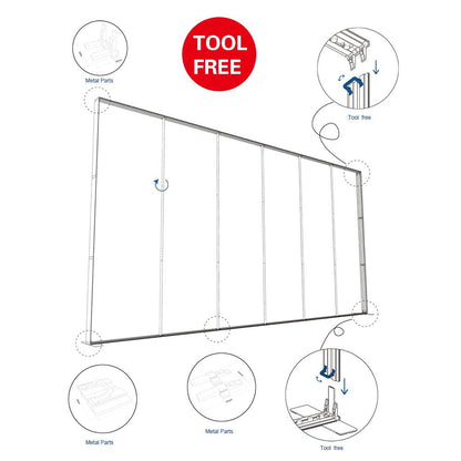 Frameless SEG LED Light Box – Slim Trade Show Display – Style 262 – View 4